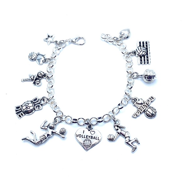 Volleyball Charm Bracelet - Picture 7 of 10